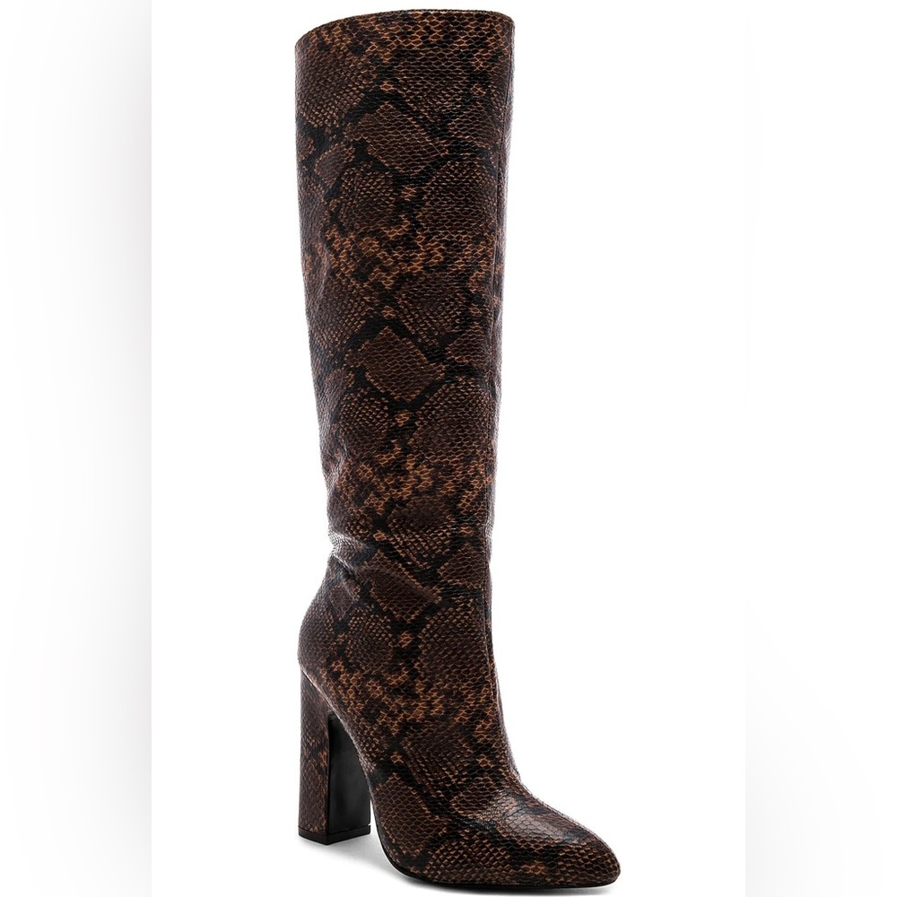 LPA Greta Brown Snake Boot